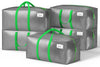 Lot 5 sacs de demenagement grand format avec sangles et poignee gris - vuunut.com