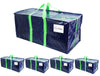 Lot de 5 sacs de demenagement grand format avec sangles et poignee bleu - vuunut.com