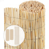 Canisse en roseau renforcée Brise vue naturel avec attaches de fixation 160x600cm - vuunut.com