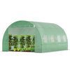 Serre de jardin tunnel 12m2 en acier galvanise - vuunut.com