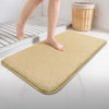 Lot de 2 Tapis de Bain Antidérapant microfibre 60x90cm beige - vuunut.com
