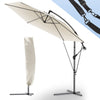 Parasol deporte 3M avec housse de protection et sangle de fixation Beige - vuunut.com
