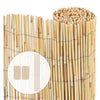 Canisse en roseau renforcée Brise vue naturel avec attaches de fixation 160x300cm - vuunut.com