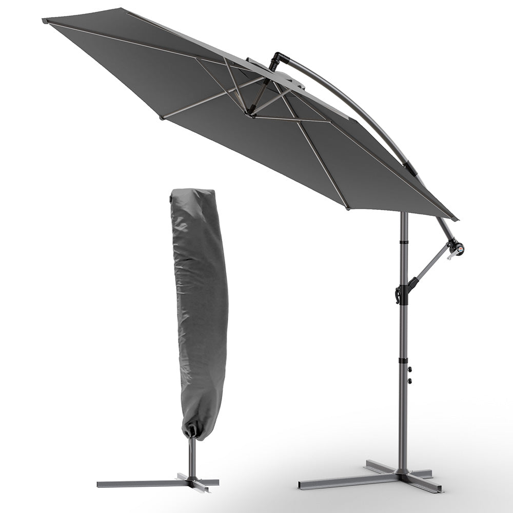 Parasol deporte 3M Gris fonce avec housse de protection - vuunut.com