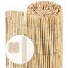 Canisse en roseau renforcée Brise vue naturel avec attaches de fixation 100x600cm - vuunut.com