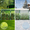 Mini Serre de jardin avec 3 portes enroulables bache PE renforcee 135g/m2 270x90x90cm Vert - vuunut.com