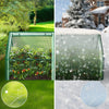 Mini Serre de jardin avec 2 portes enroulables bache PE renforcee 135g/m2 180x90x90cm Vert - vuunut.com