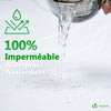 Lot de 2 Protège Matelas Alèse Impermeable avec jupe elastiquee 150x200x30cm - vuunut.com