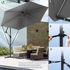 Parasol deporte 3M avec housse de protection et sangle de fixation Gris - vuunut.com