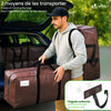 Lot 10 sacs de demenagement grand format avec sangles et poignee marron - vuunut.com