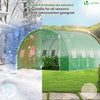 Serre de jardin tunnel 12m2 en acier galvanise - vuunut.com