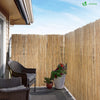 Canisse en roseau naturel Brise vue avec attaches de fixation 140x600cm - vuunut.com