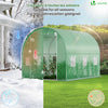 Serre de jardin tunnel 6m2 en acier galvanise - vuunut.com