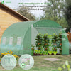 Serre de jardin tunnel 9m2 en acier galvanise - vuunut.com