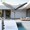 Parasol deporte 3M Gris fonce avec housse de protection - vuunut.com