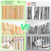 Canisse en roseau naturel Brise vue avec attaches de fixation 90x300cm - vuunut.com