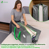 Lot 10 sacs de demenagement grand format avec sangles et poignee gris - vuunut.com