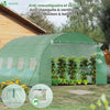Serre de jardin tunnel 12m2 en acier galvanise - vuunut.com