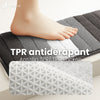 Lot de 2 Tapis de Bain Antidérapant microfibre motif dégradé 60x90cm gris - vuunut.com