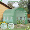Serre de jardin tunnel 6m2 en acier galvanise - vuunut.com