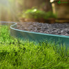 Bordure de jardin plastique flexible 10m avec piquets vert bordé de vert clair - vuunut.com