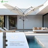 Parasol deporte 3M avec housse de protection et sangle de fixation Beige - vuunut.com