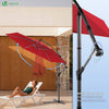 Parasol deporte 3M avec housse de protection et sangle de fixation Rouge - vuunut.com