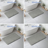 Lot de 2 Tapis de Bain Antidérapant microfibre 60x90cm gris - vuunut.com