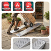 Lot de 2 rampe de chargement 160cm en acier galvanise - vuunut.com
