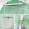 Serre de jardin tunnel 6m2 en acier galvanise - vuunut.com