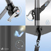 Parasol deporte 3M avec housse de protection et sangle de fixation Gris - vuunut.com