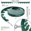 Bordure de jardin plastique flexible 20m avec piquets vert bordé de vert clair - vuunut.com