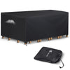 Housse salon de jardin bache de protection 420D 213x132x73cm noire - vuunut.com