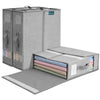Lot de 3 Sacs de Rangement Drap de Lit Pliable 38,5x33x12cm Gris - vuunut.com