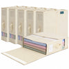 Lot de 6 Sacs de Rangement Drap de Lit Pliable 38,5x33x12cm Beige - vuunut.com
