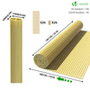 Canisse PVC brise vue ultra renforce avec attaches de fixation 100x300cm beige - vuunut.com