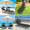 Transat pare soleil Lot de 2 pcs Noir - vuunut.com