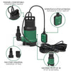 Pompe evacuation pour eaux chargees 14000L/h profondeur 7m - vuunut.com