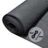 Brise vue occultant en HDPE 150g/m² 1x10m avec attaches de fixation anthracite - vuunut.com