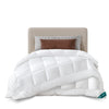 Couette 4 saisons doux 3 en 1 avec rembourrage polyester 500gsm 135x200cm blanc - vuunut.com