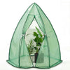 Serre de jardin hivernage dome avec bache PE 160x160x180cm Vert - vuunut.com