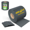 Brise vue occultant PVC 450g/m2 19cm x 70m Anthracite - vuunut.com