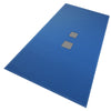 Bache piscine rectangulaire double couche en Polyethylene 160 gr/m2 avec filet ecoulement 5x10m Bleue - vuunut.com