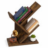 Bibliotheque Arbre etagere a Livres 30x16x40.5cm Marron Rustique - vuunut.com