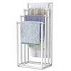 Porte serviettes sur pied autoportant 4 niveaux blanc - vuunut.com