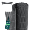 Clôture en canisse PVC 160x300cm Anthracite - vuunut.com