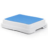 Marche pied antiderapant salle de bain empilable 50x40x10cm PP EVA bleu - vuunut.com