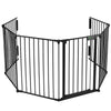 Barriere de securite Grande Version 3.6M 6 Panneaux noire - vuunut.com