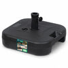 Pied de parasol sable et eau pour mat 38/48mm 22L HDPE noir - vuunut.com