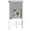 Store moustiquaire pour fenetre enroulable et recoupable en aluminium L80 x H130 cm Blanc - vuunut.com